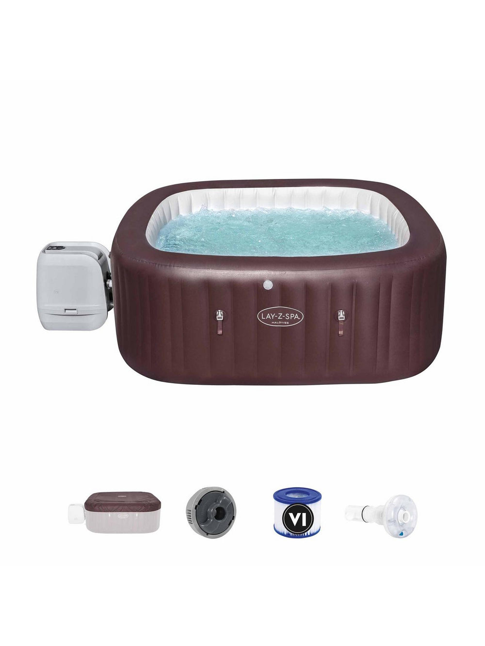 Lay-Z-Spa Maldives HydroJet Pro Hot Tub for 5-7 Adults